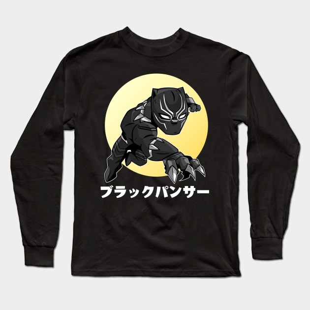 Panther King Long Sleeve T-Shirt by JacsonX